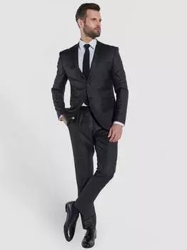 Тонкий костюм Steffen Klein, серый