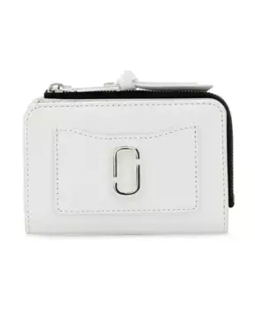 Тонкий кожаный кошелек Snapshot Marc Jacobs, белый