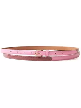 Тонкий кожаный ремень Claudie Pierlot, розовый
