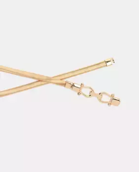 Тонкий ремень с застежкой Latouche, цвет 390 Oro