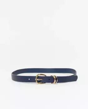 Тонкий ремень Sfera, тёмно-синий