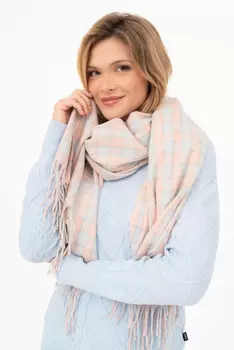 Тонкий шарф Budmil, розовый/серый