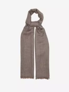 Тонкий шарф из альпаки Raey, серый