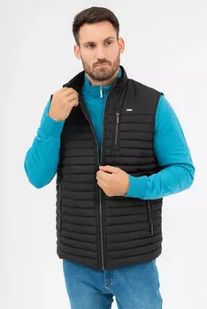 Тонкий стеганый жилет Budmil, черный