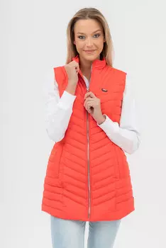 Тонкий стеганый жилет Budmil, красный