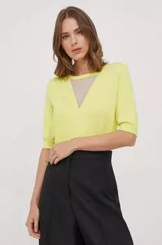 Тонкий свитер DKNY, зеленый