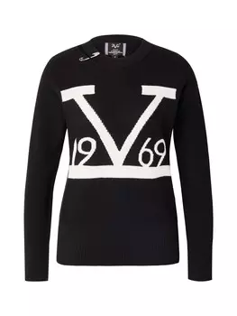 Тонкий вязаный свитер 19V69 ITALIA Sweater KIKI, черный