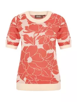 Тонкий вязаный свитер 4funkyflavours Sweater Love Contest, оранжевый