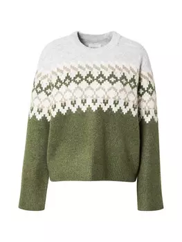 Тонкий вязаный свитер Abercrombie & Fitch Sweater MADELINE, зеленый