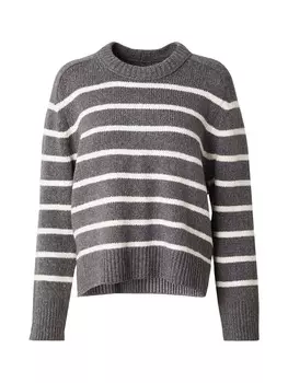 Тонкий вязаный свитер Abercrombie & Fitch Sweater MADELINE, темно-серый