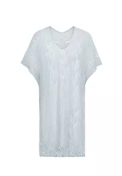 Тонкий вязаный свитер aleva Sweater, светло-синий