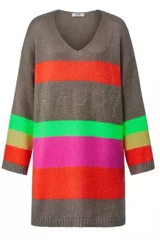 Тонкий вязаный свитер Angel of Style Sweater, разноцветный
