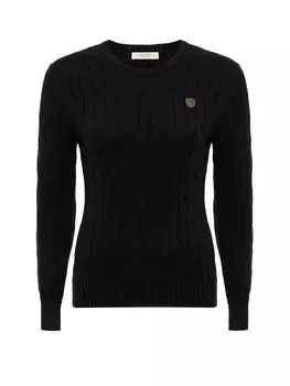 Тонкий вязаный свитер Antioch Sweater, черный