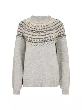 Тонкий вязаный свитер Apricot Sweater, серый