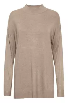 Тонкий вязаный свитер b.young Sweater, бежевый