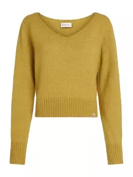 Тонкий вязаный свитер Calvin Klein Jeans Sweater, цвет reed