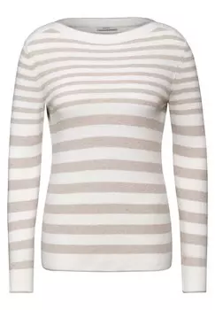 Тонкий вязаный свитер CECIL Sweater, цвет beige/ecru