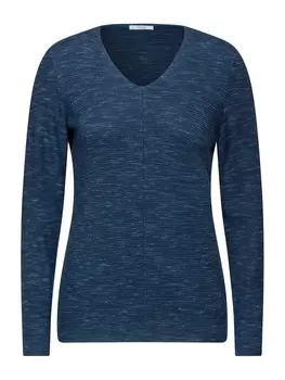 Тонкий вязаный свитер CECIL Sweater, ночной синий