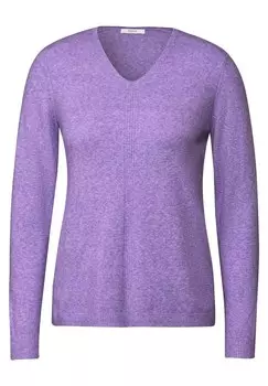 Тонкий вязаный свитер CECIL Sweater, сиреневый