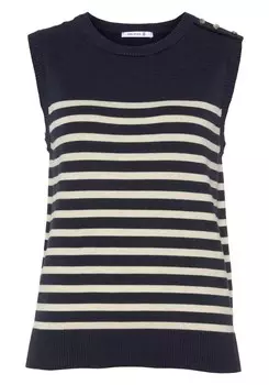 Тонкий вязаный свитер DELMAO Sweater, ночной синий