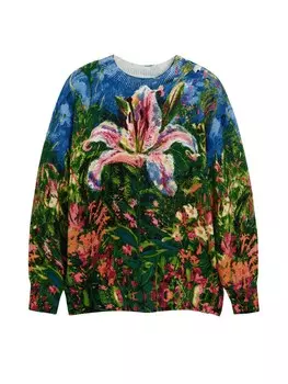 Тонкий вязаный свитер Desigual Sweater, разноцветный