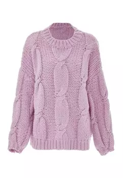 Тонкий вязаный свитер ebeeza Sweater, розовый