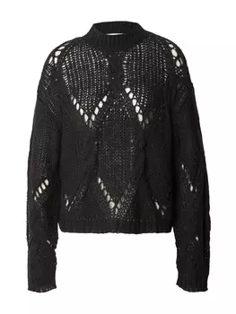 Тонкий вязаный свитер EDITED Sweater Gwendolyn, черный