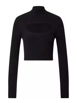 Тонкий вязаный свитер EDITED Sweater Yarina, черный