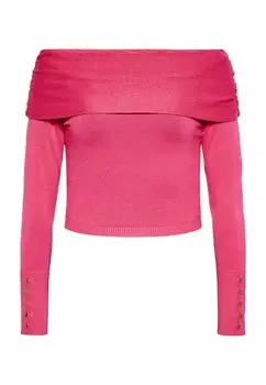Тонкий вязаный свитер faina Sweater, розовый