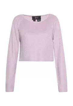Тонкий вязаный свитер faina Sweater, сиреневый