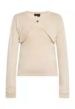 Тонкий вязаный свитер faina Sweater, слоновая кость