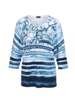 Тонкий вязаный свитер Goldner Sweater, синий