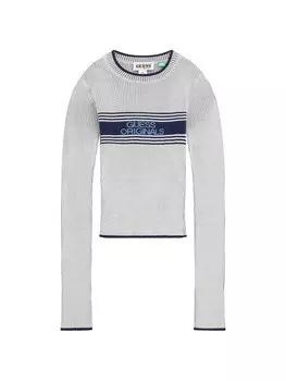 Тонкий вязаный свитер GUESS Originals Sweater, серый