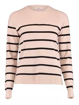 Тонкий вязаный свитер Hailys Sweater Li44ka, песочный