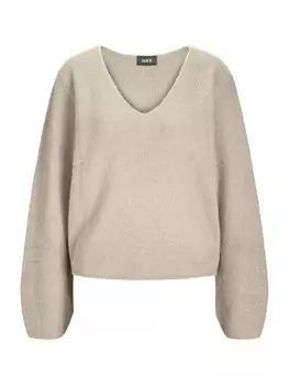 Тонкий вязаный свитер JJXX Sweater JXEvi, пятнистый бежевый