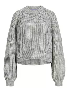 Тонкий вязаный свитер JJXX Sweater JXKelly, пятнистый серый