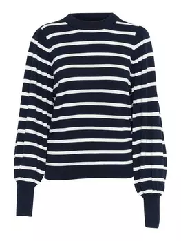 Тонкий вязаный свитер Kaffe Sweater Mala, ночной синий