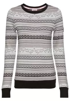 Тонкий вязаный свитер KangaROOS Sweater, черный