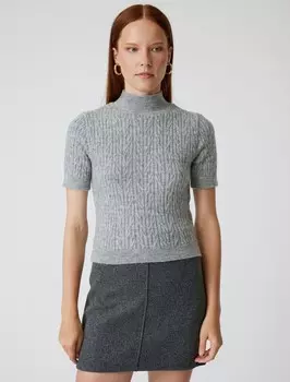 Тонкий вязаный свитер Koton Sweater, серый