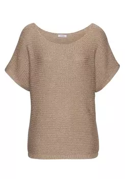 Тонкий вязаный свитер LASCANA Sweater, кэмел