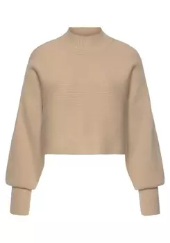 Тонкий вязаный свитер LASCANA Sweater, кэмел