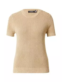 Тонкий вязаный свитер Lauren Ralph Lauren Sweater EYELAH, золотой