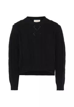 Тонкий вязаный свитер Libbi Sweater, черный