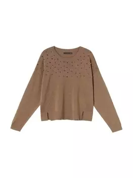 Тонкий вязаный свитер Lola Casademunt Sweater, золотой
