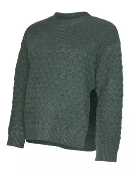 Тонкий вязаный свитер MAMALICIOUS Sweater MLMAGGY, цвет grass green