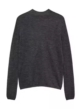 Тонкий вязаный свитер MANGO Sweater BULMA, антрацит