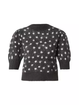 Тонкий вязаный свитер Monki Sweater, черный