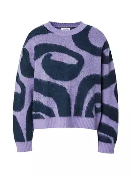 Тонкий вязаный свитер Monki Sweater, светло-фиолетовый