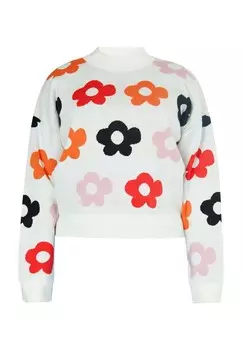 Тонкий вязаный свитер MYMO Sweater, белый