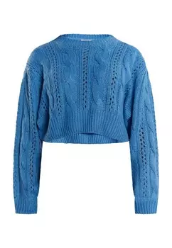Тонкий вязаный свитер MYMO Sweater Biany, небесно-синий